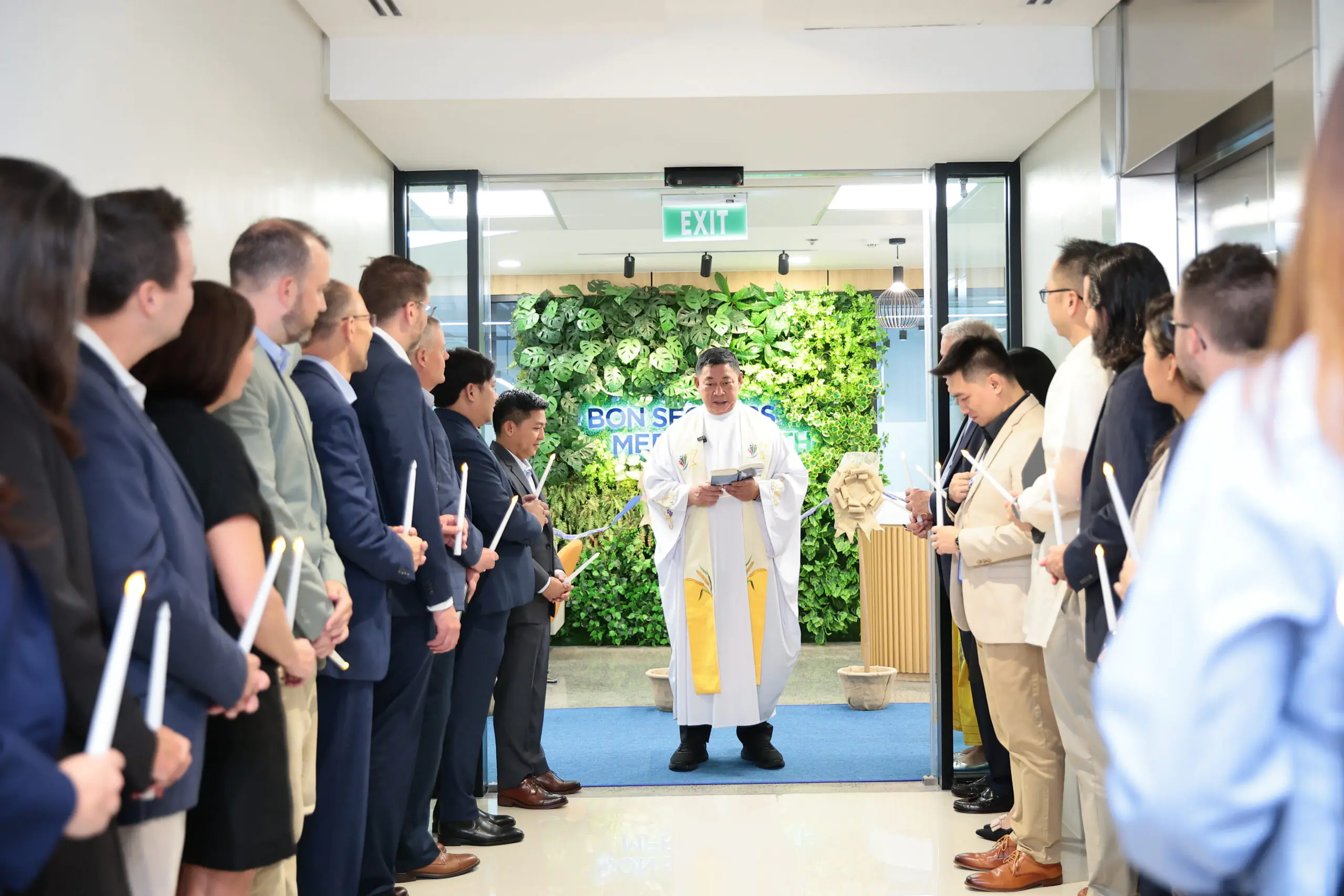 new Global Business Service office in Manila receives blessing
